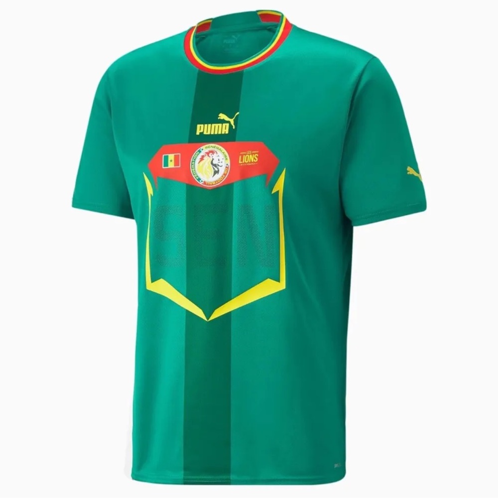 ✔️PUMA SENEGAL AWAY MENS SOCCER JERSEY LES LIONS